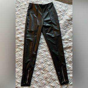 SHEIN SXY High Waist PU Leather Skinny Pants